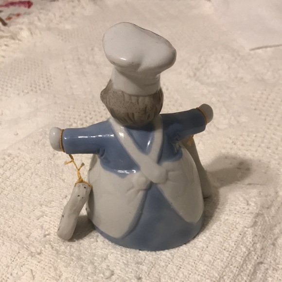 Dinner bell chef “come and get it” porcelain Art Deco Home Kitchen - Picture 3 of 6